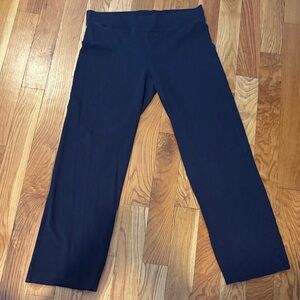 Lands' End Navy Cotton Blend Pants